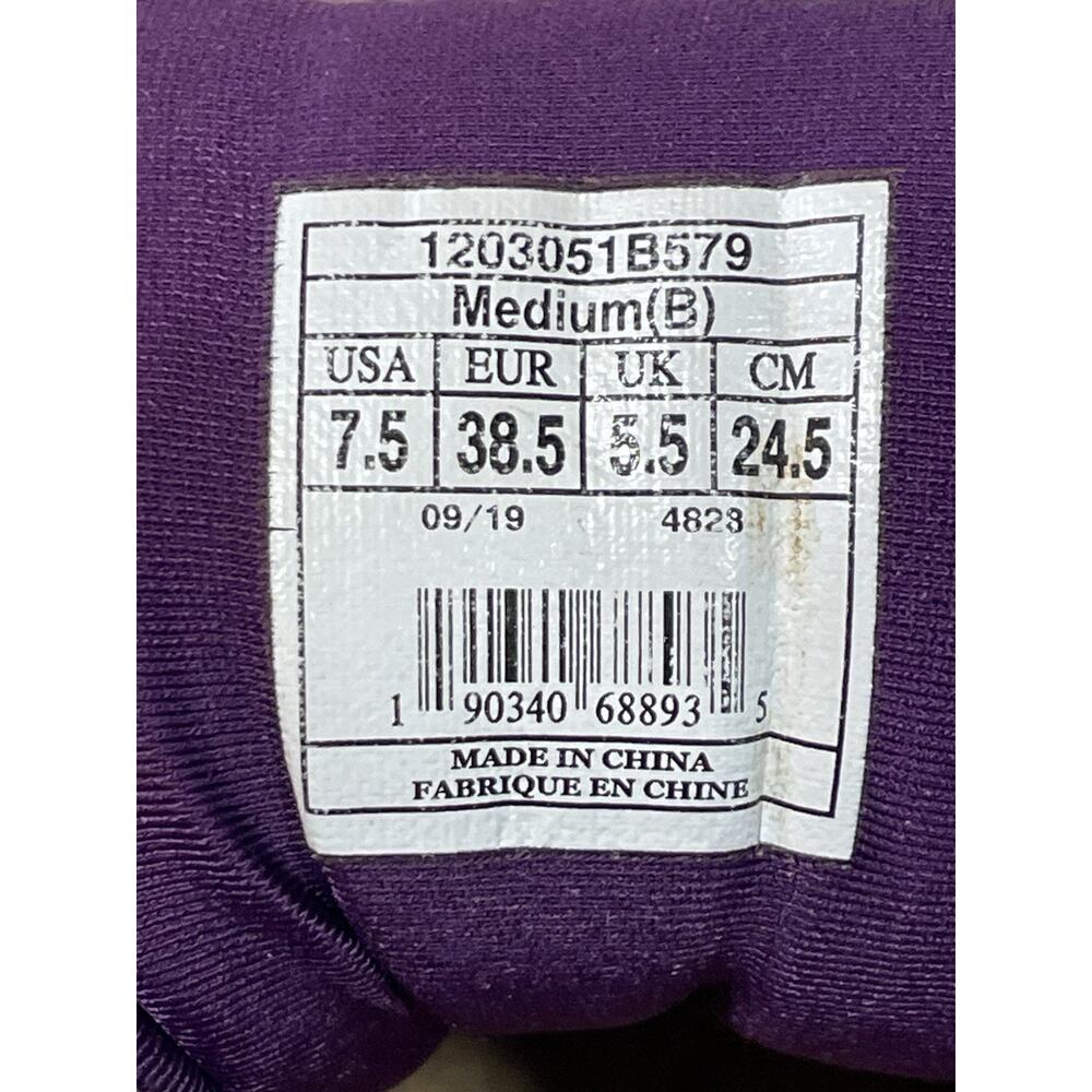 Brooks Womens Ghost 12 Sz 7.5 Medium (B) 1203051B579 Purple Running Shoes - Picture 11 of 13